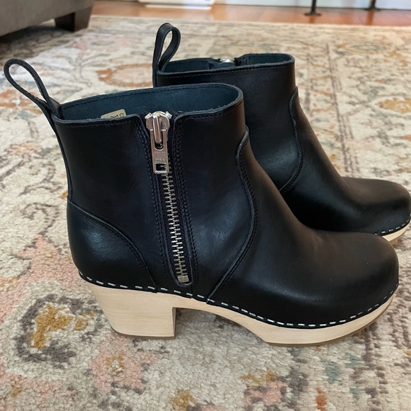 COPY - Swedish Hasbeens zip it emy clog boots - Picture 3 of 9